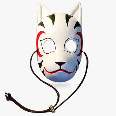 This yamato anbu black ops mask is handmade with quality material. The ninja mask is hand painted with white, red and black colors