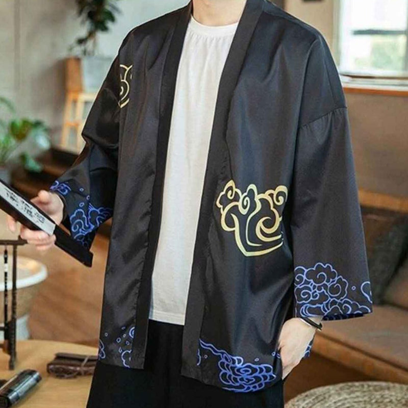 Black kimono Haori jacket