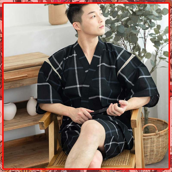 Jinbei Men's Check