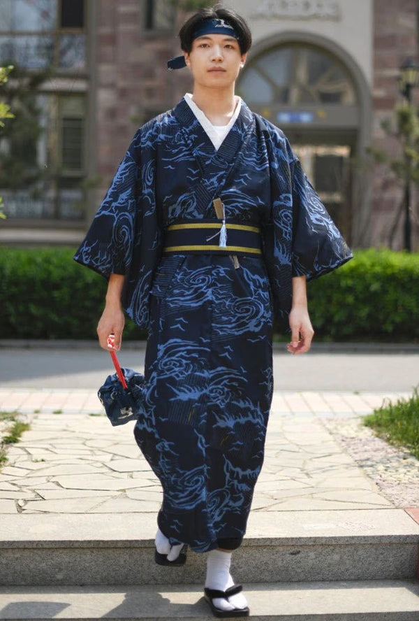 Mens Kimono Shirt