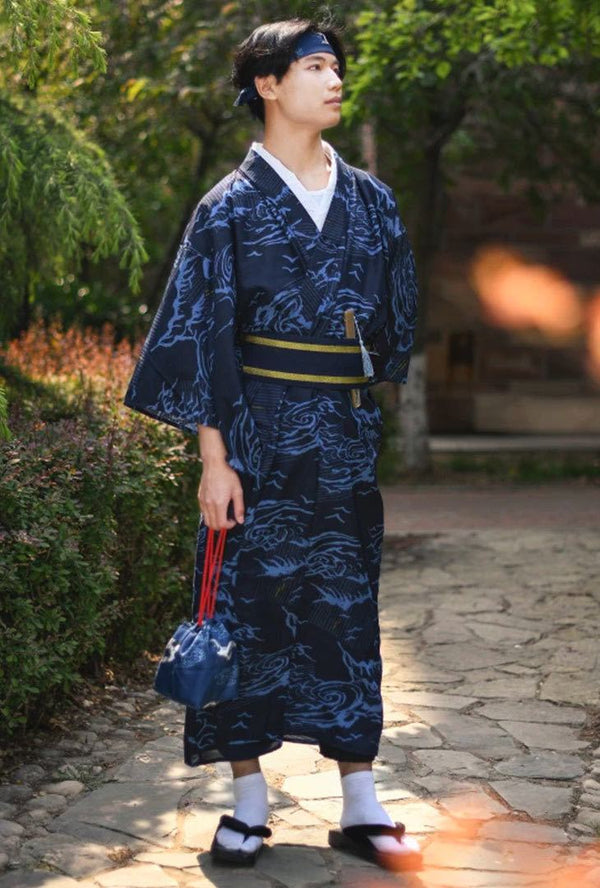 Japanese Summer Man Kimono