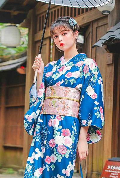 Traditional Kimono Long Sleeves – Japanese Oni Masks