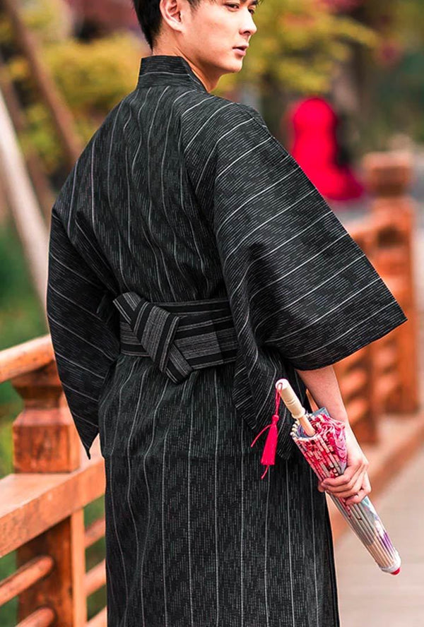 Japanese Men Yukata Kimono. Summer Kimono.