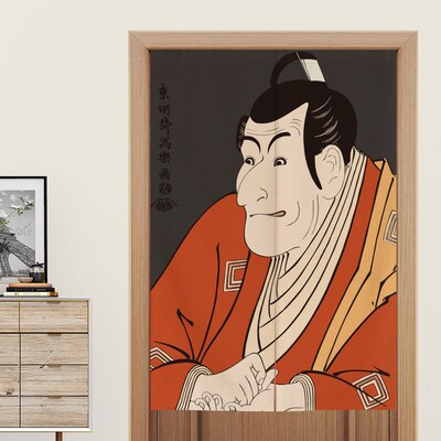 Japanese Noren Samurai Design Curtain