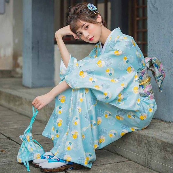Girl Japanese Kimono Dress
