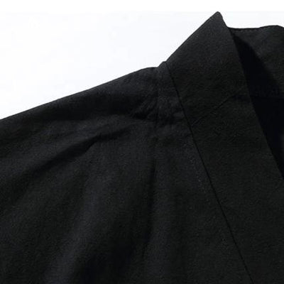 Haori men cotton version crafted from breathable, high-quality fabric, offering comfort and simplicity rooted in Japanese tradition
