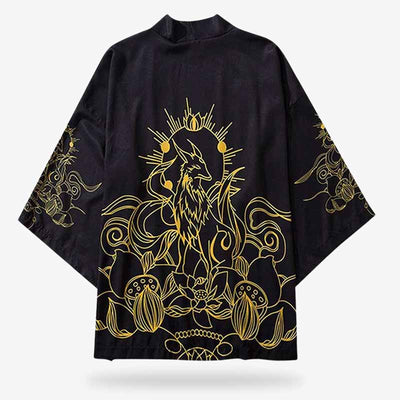 Haori patterns inspired by shinto myth and the kitsune fox gods, perfect for custom tailoring or cosplay