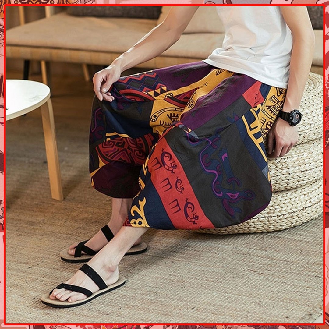 Japanese Pants Harem Pants Mosaics