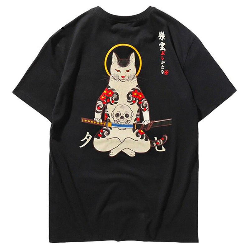 Japanese cat shirt