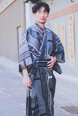 Japanese kimono men traditional costume