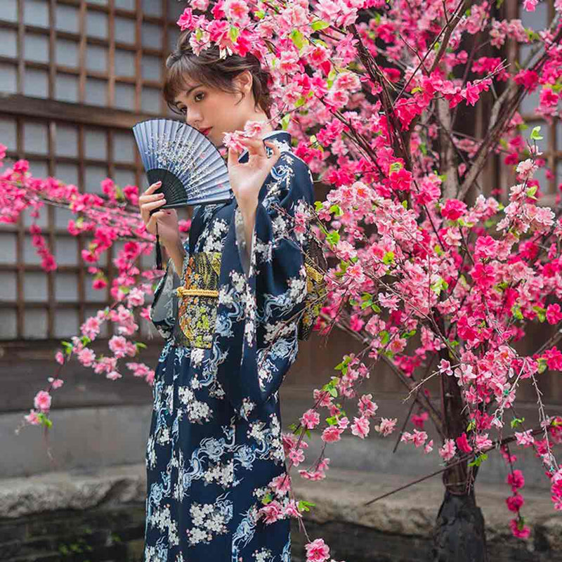Long Kimono, Japanese Kimono, Kimono Robe, Kimono Dress