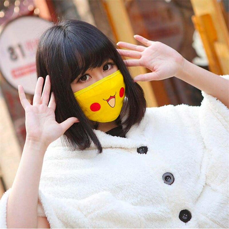 Japanese mouth mask pikachu