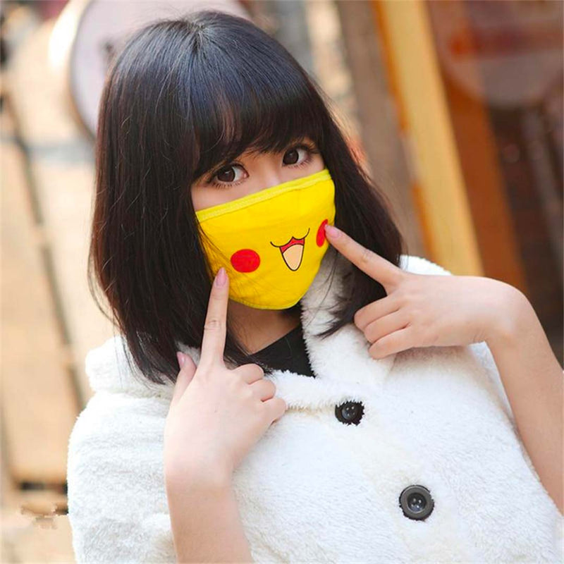 Japanese mouth mask pikachu