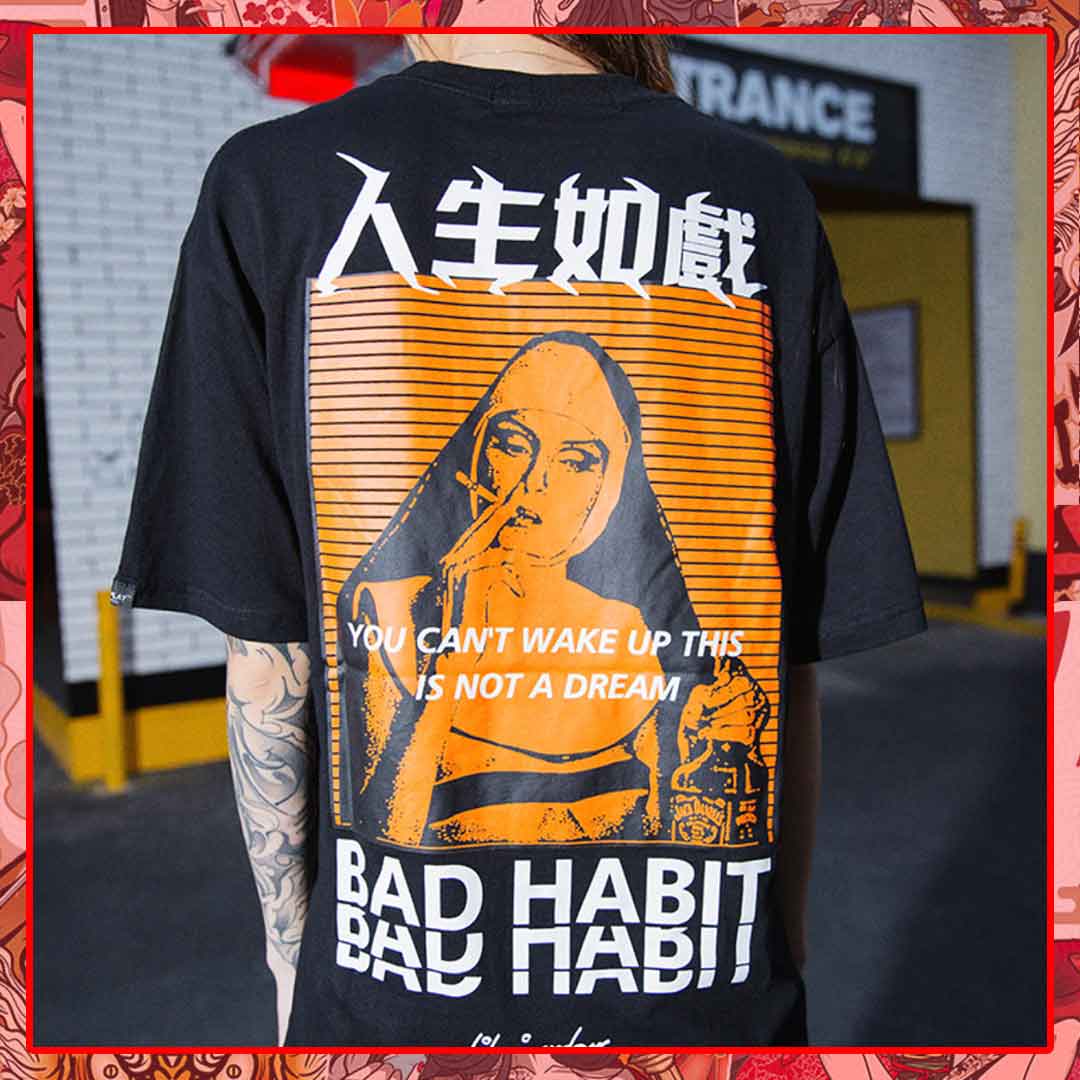 Japanese streetwear t shirt