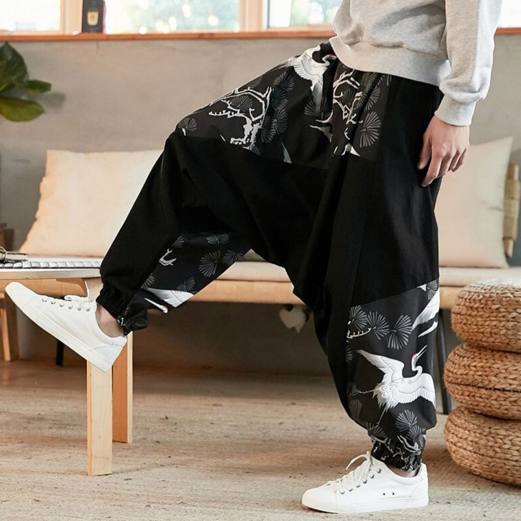 Wide Japanese Trousers
