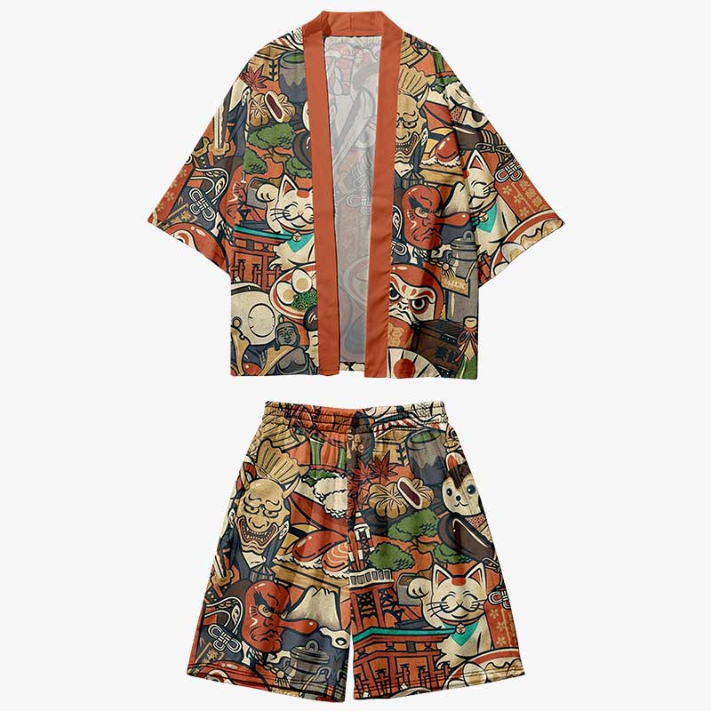 Kimono Cardigan Shorts