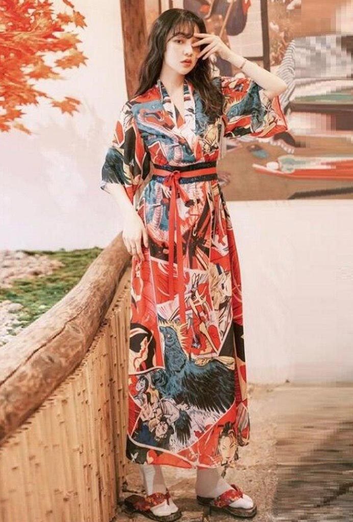 Kimono Geisha Design
