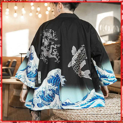 Kanagawa Men's Kimono Jacket
