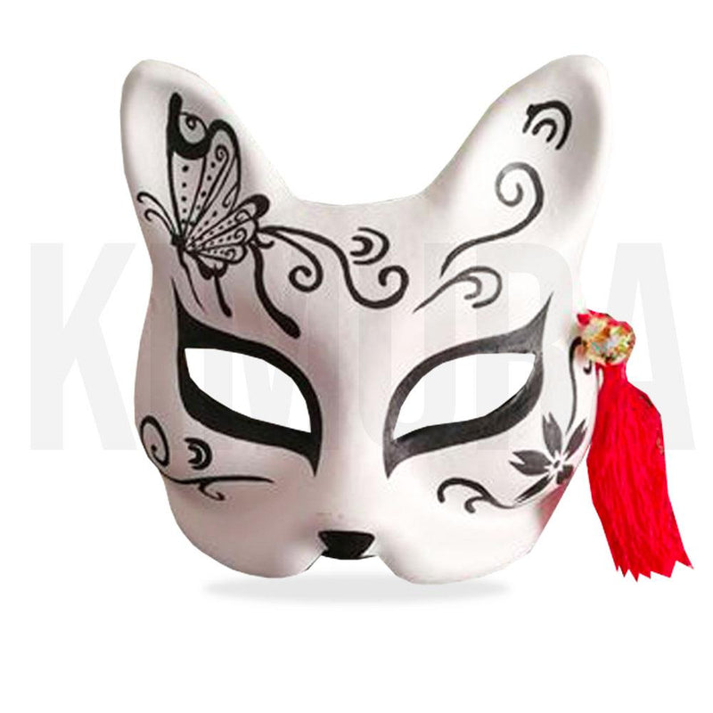 Demon Slayer Manga Anime Kitsune Fox Mask 16 OZ. Ceramic Coffee Mug Tea Cup  White