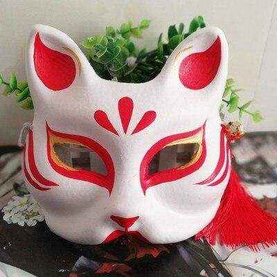 Kitsune mask half
