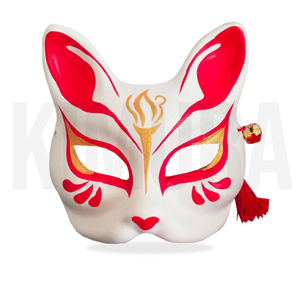 Kitsune mask japanese red fox