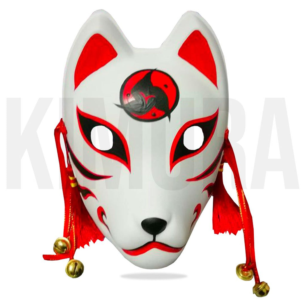 White Kitsune Mask  Kimura Kami – KimuraKami