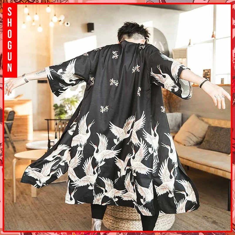 Men's Interior Kimono Jacket