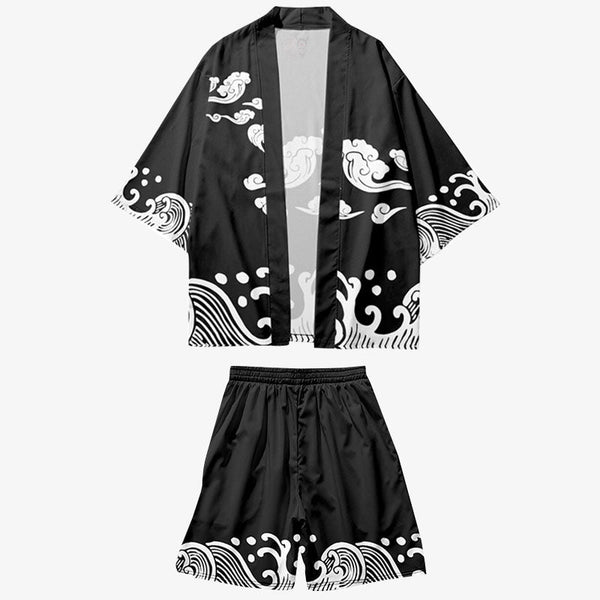 Men's Kimono Shorts Set