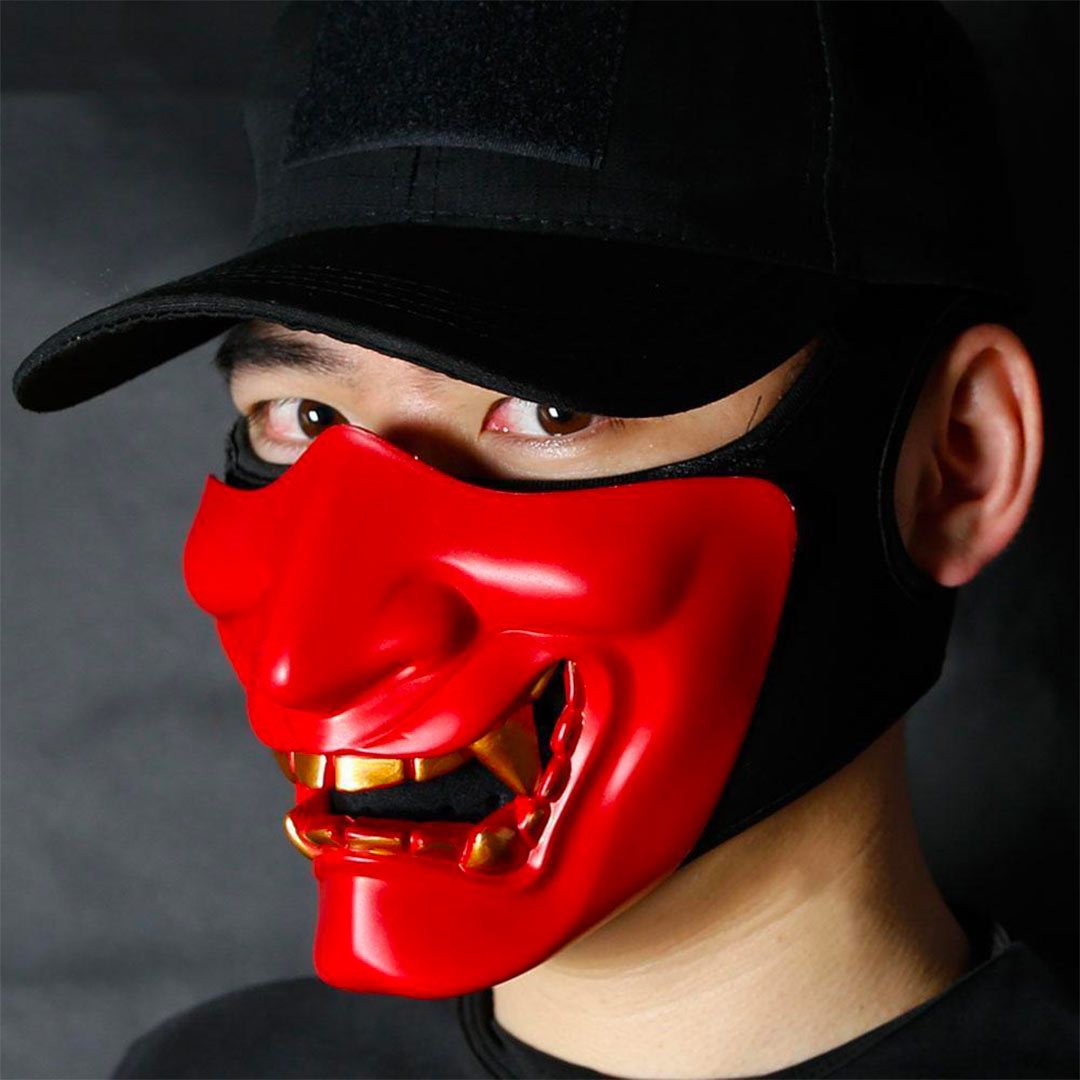 Oni mask red
