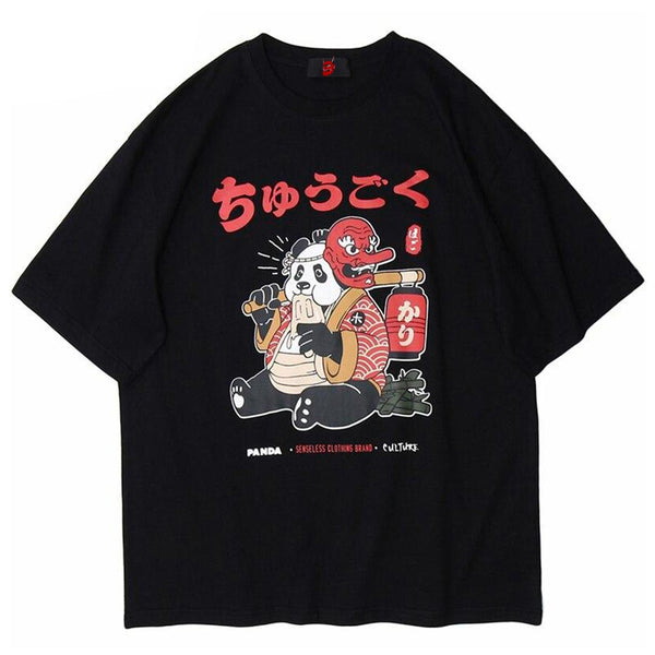 Panda japanese shirt