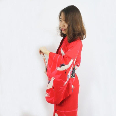 Red Kimono Geisha Anime