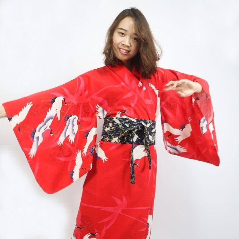 Red Kimono Geisha Anime