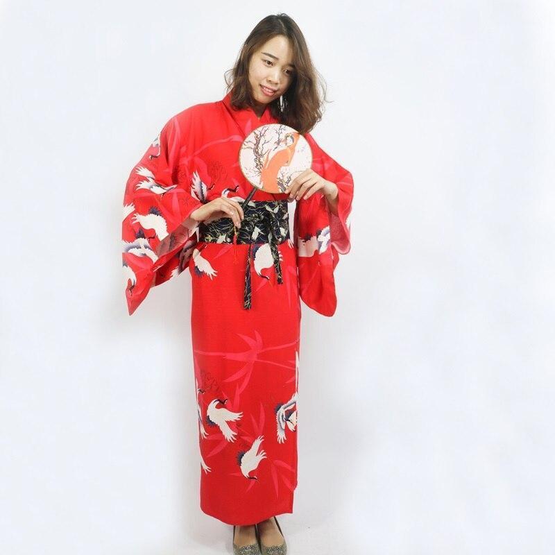 Red Kimono Geisha Anime