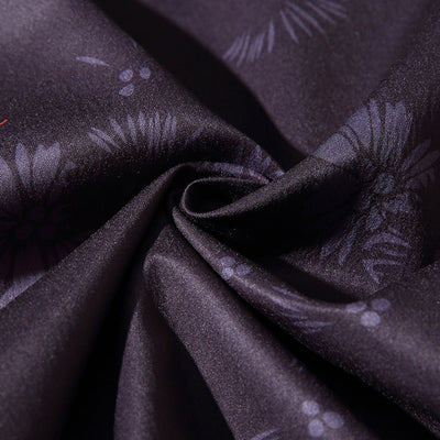 Japanese sakura pattern cotton printed on  japanese kimono material