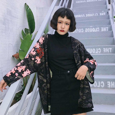 Add a touch of history to your attire with a vintage dragon kimono robe, showcasing classic designs that reflect Japan's rich cultural heritage