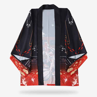 Women's Black Kimono Jacket