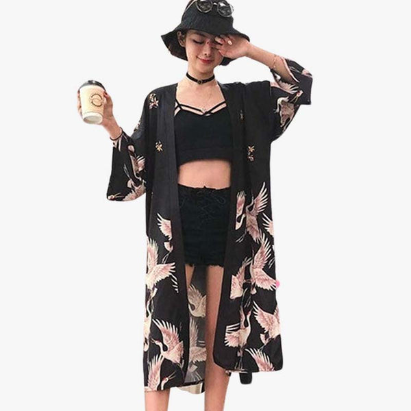 Women's Kimono Long Jacket